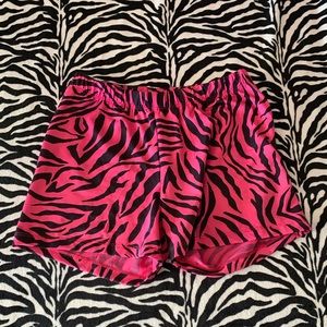 🔥3/$20🔥Pink Zebra Booty Shorts